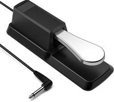 Sustain Pedal Foot Damper Keyboard with Polarity Switch for Yamaha Korg Roland