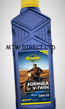 1L Putoline Formula V-Twin 20W/50 Semi Synthetic NTech Motorcycle Motorbike Oil