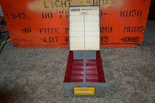 Eastman Kodak Kodaslide 35mm Compartment File w/ Metal Slide Holders
