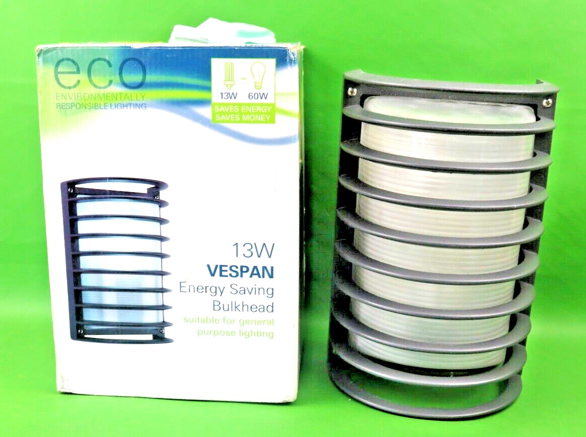Eco Vespan 13w energy saving bulkhead 1 xmax 2 pin g24 pl IP44 ITEM 35738 (M893)