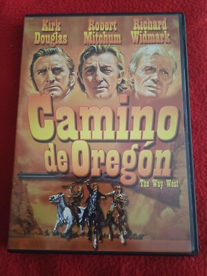 Dvd camino de Oregón - kirk Douglas Robert mitchum Richard widmark