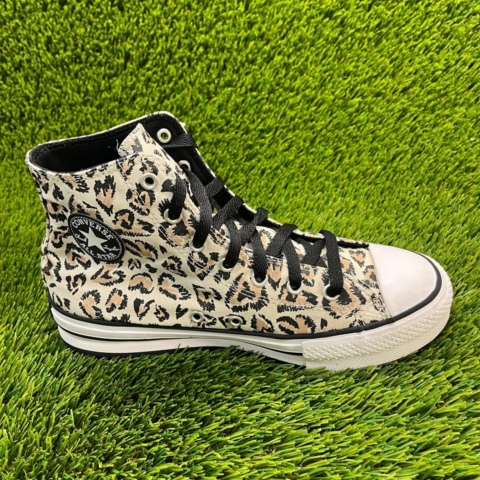 匡威 CTAS 高豹纹黑色男孩 5.5Y 码休闲鞋运动鞋 — 第 4/4 张图片