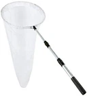 RESTCLOUD Butterfly Net with 16" Ring, 36" Net Depth, Handle Extends to 36