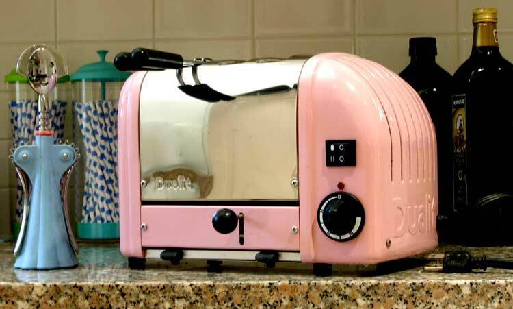 Classic DUALIT Used/Working COMBI TOASTER Color PETAL PINK
