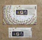 Canada #2409b (2012), Beneficial Insects, Souvenir Sheet of 3 Stamps MNH + FDC