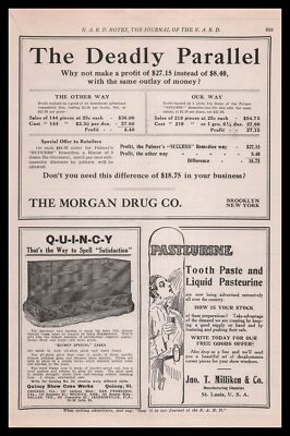 1912 Quincy Show Case Works Illinois Drug Store Display Cases Vintage Print Ad