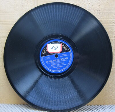 Maxine Sullivan - Darling Nellie Grey & The Folks Who Live On The Hill- 78 RPM