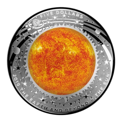 Silber 1 oz Unze - Earth and Beyond - The Sun - Die Sonne - PP - Australien 2019