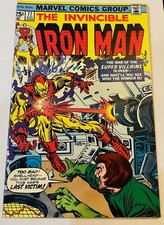 Iron Man #77 Marvel 1975, Nice Copy with a Spinal Roll