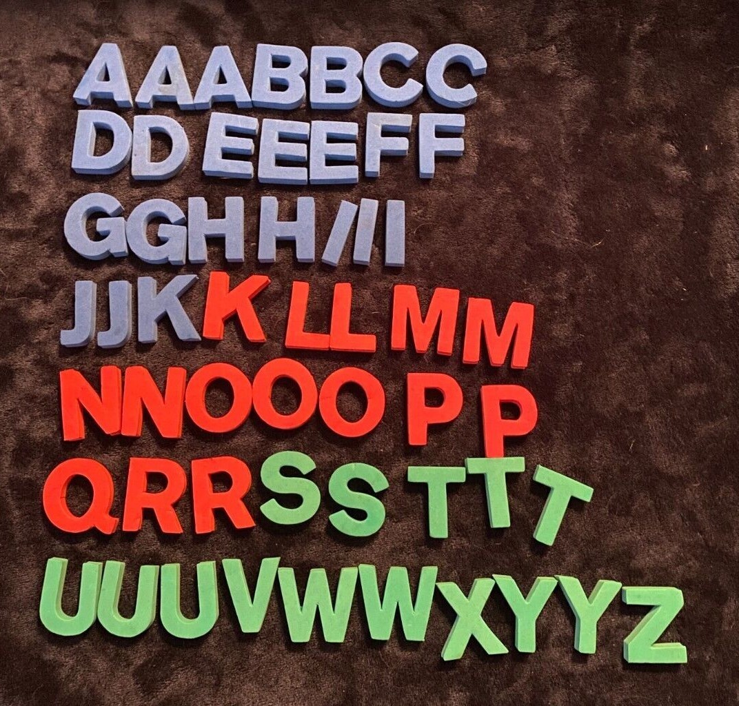 Foam Abc Rice Alphabet Letters Foam