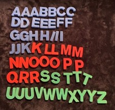 Foam Magnetic Alphabet Letters - 54 Piece Capital Letters A-Z