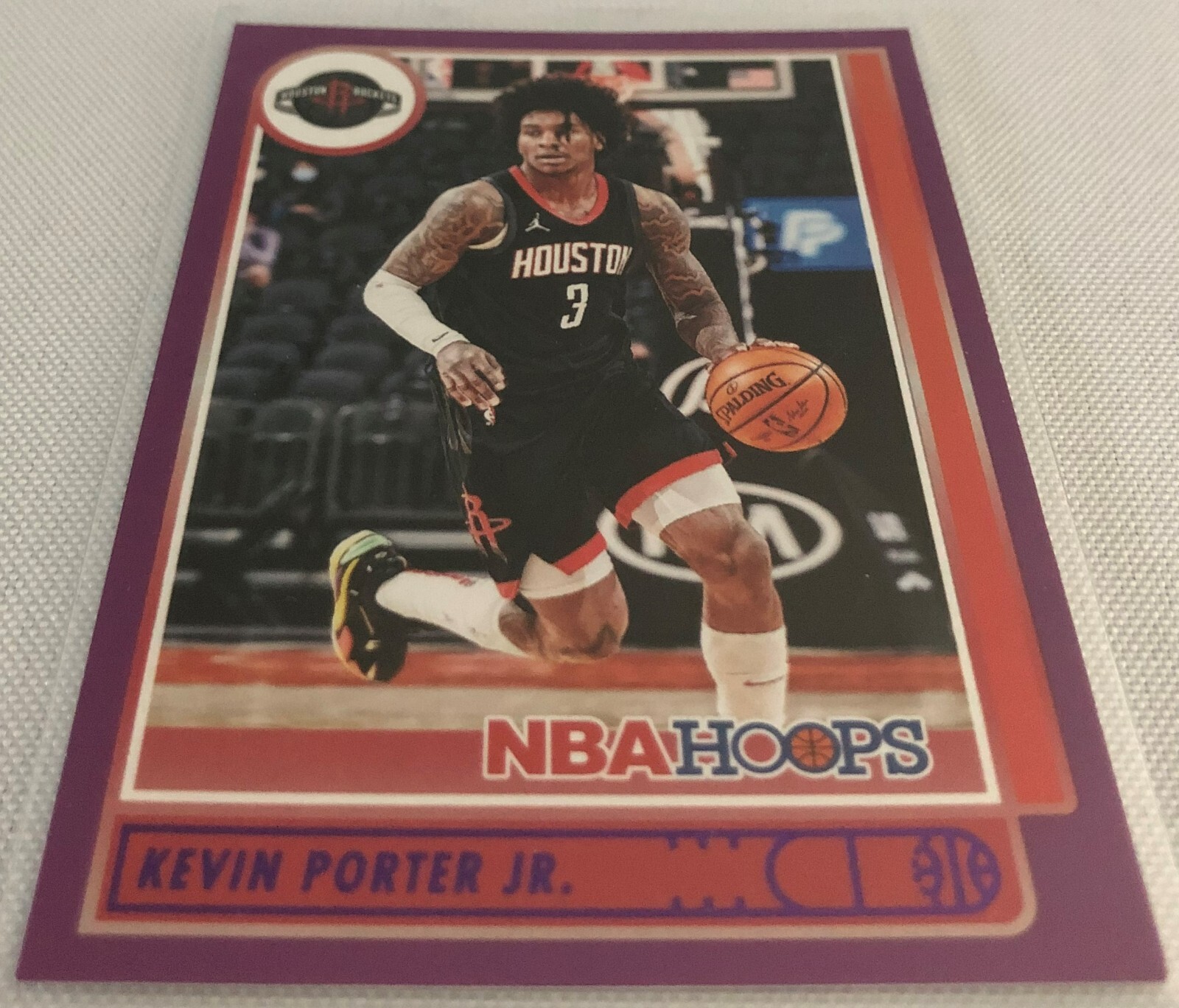 2021-22 Panini Hoops Basketball Kevin Porter Jr. Houston Rockets Purple #154
