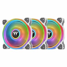 Thermaltake CL-F100-PL12SW-B Riing Quad 12 RGB Radiator Fan TT Premium 3 Pack 
