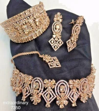 Indian Jewelry Ethnic High Quality Stylish Combo New Necklace FASHION Set sk 696