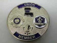 SULPHUR POLICE LOCAL UNION 260 UNION MEMBER CHALLENGE COIN