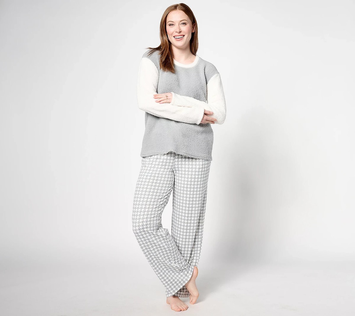 Pj Sets Cuddl Duds Tall Pajamas Cuddl Duds Tall Teddy Sherpa W