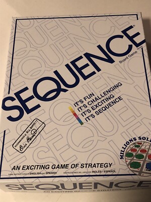 Sequence Full Size Board Game Complete 1995 Original 8002