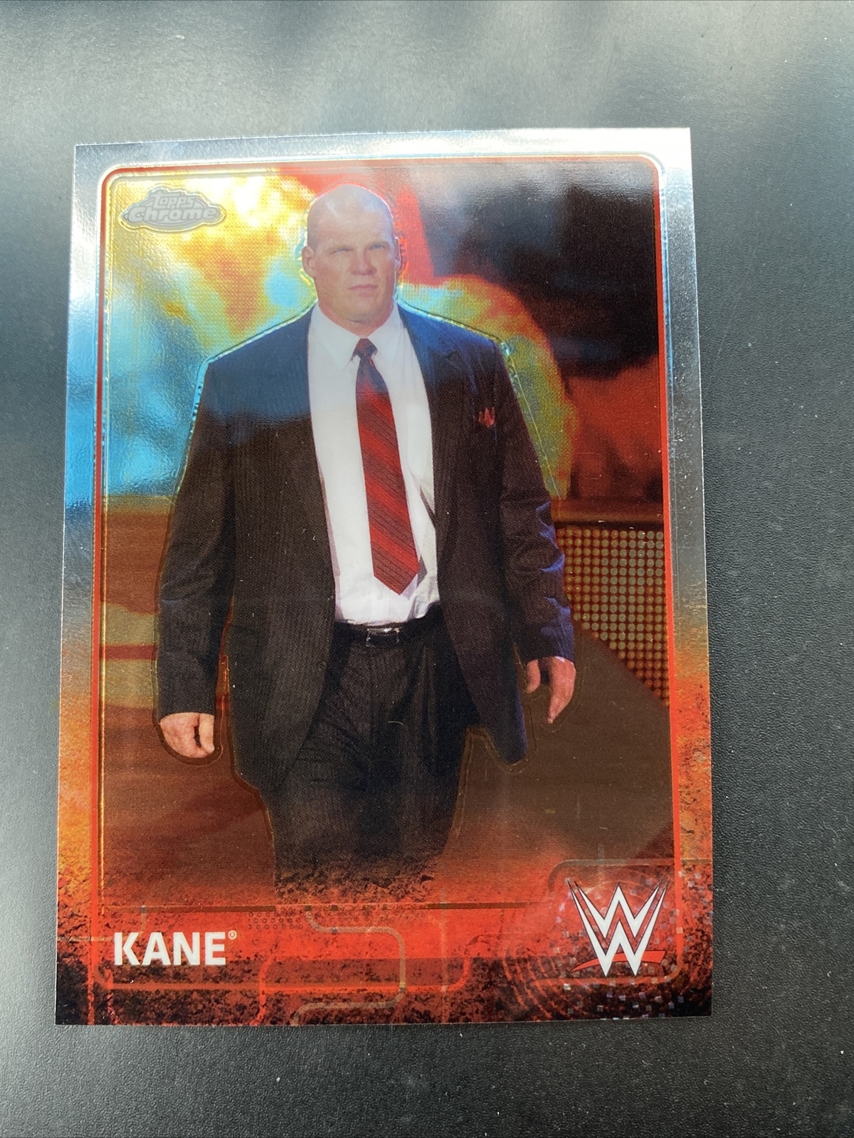 2015 Topps Chrome WWE Wrestling Refractors #40 Kane