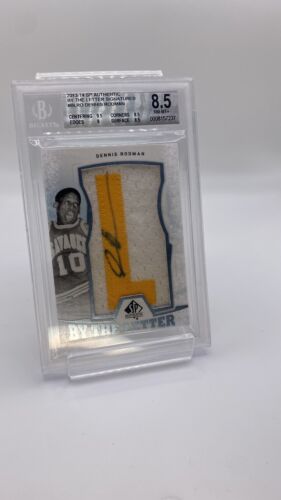 2013-14 SP Authentic By The Letter Signatures #BLRO Dennis Rodman (#2/3) BGS - Picture 2 of 6