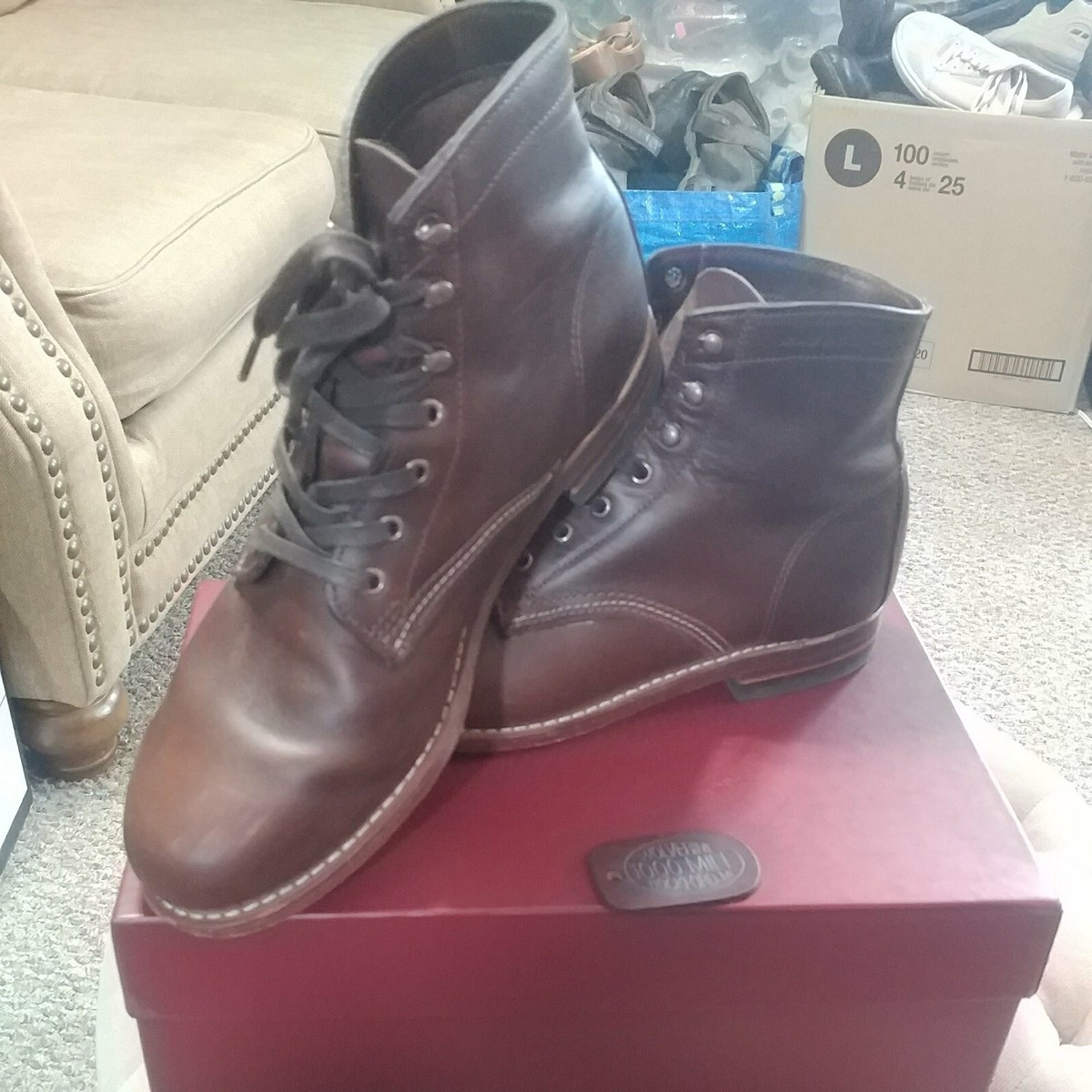 靴 WOLVERINE 1000MILE BOOTS W05301 BROWN 1000 Mile Plain-Toe Classic Boot - Work Boots | Wolverine