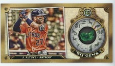 2022 Topps Gypsy Queen GQ Gems Minis Houston Astros Baseball Card #7 Jose Altuve