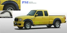 Black Sand Blast Textured Pocket Rivet Bolt Fender Flares 1993-2011 Ford Ranger
