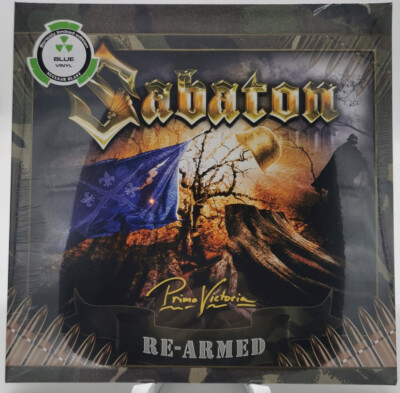 SABATON Primo victoria RE-ARMED BLUE VINYL 2LP Limitiert 1000 Neu