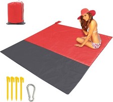 Beach Blanket XL Fast Drying Durable Lightweight Compact Outdoor Mat 83"x 79"