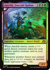 Aatchik, Emerald Radian 187 Foil NM MTG Aetherdrift Magic