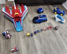 PAW PATROL LOT Jet Car Racecar Chase Rubble Ryder Skye Marshall Police TESTED