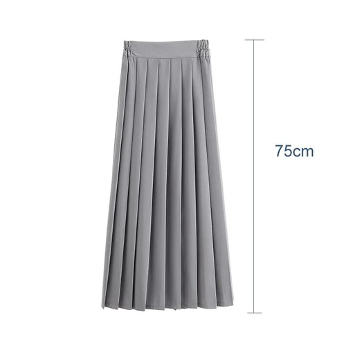 School Girls Student Uniform Pleated Skirts Elastic Waist Cosplay Cosutme - Picture 12 of 26