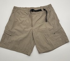 The North Face men's khaki outdoor hiking shorts XL. 0034