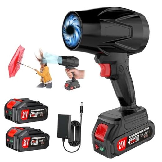 Cordless With Battery And Charger, 21v Hand Held Leaf Blower
