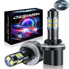 2x 880 Led Fog Driving Light Bulbs 6000k Super Bright White 8000lm New