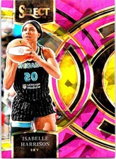 2024 Panini Select WNBA #182 Isabelle Harrison Prizms Pink Ice