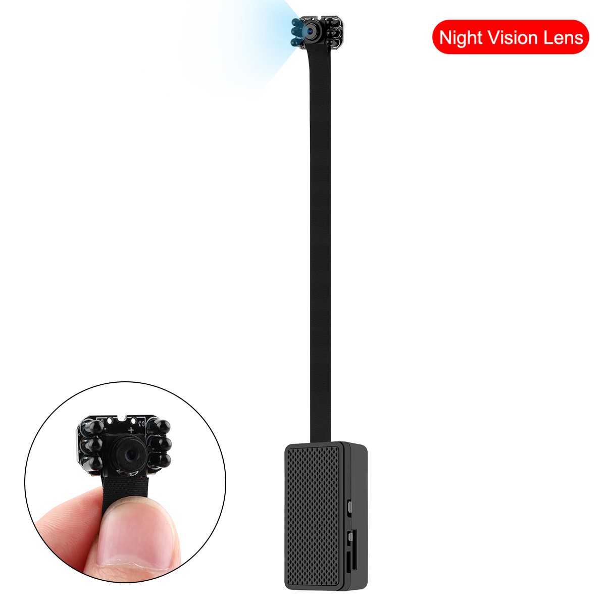 Camera Dvr Hd 1080p W/ Battery