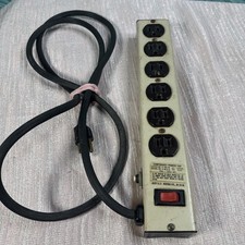 Alert SLP Temporary Power Tap, 6-Outlet Heavy Duty Power Strip 6M15-6 125V 15A