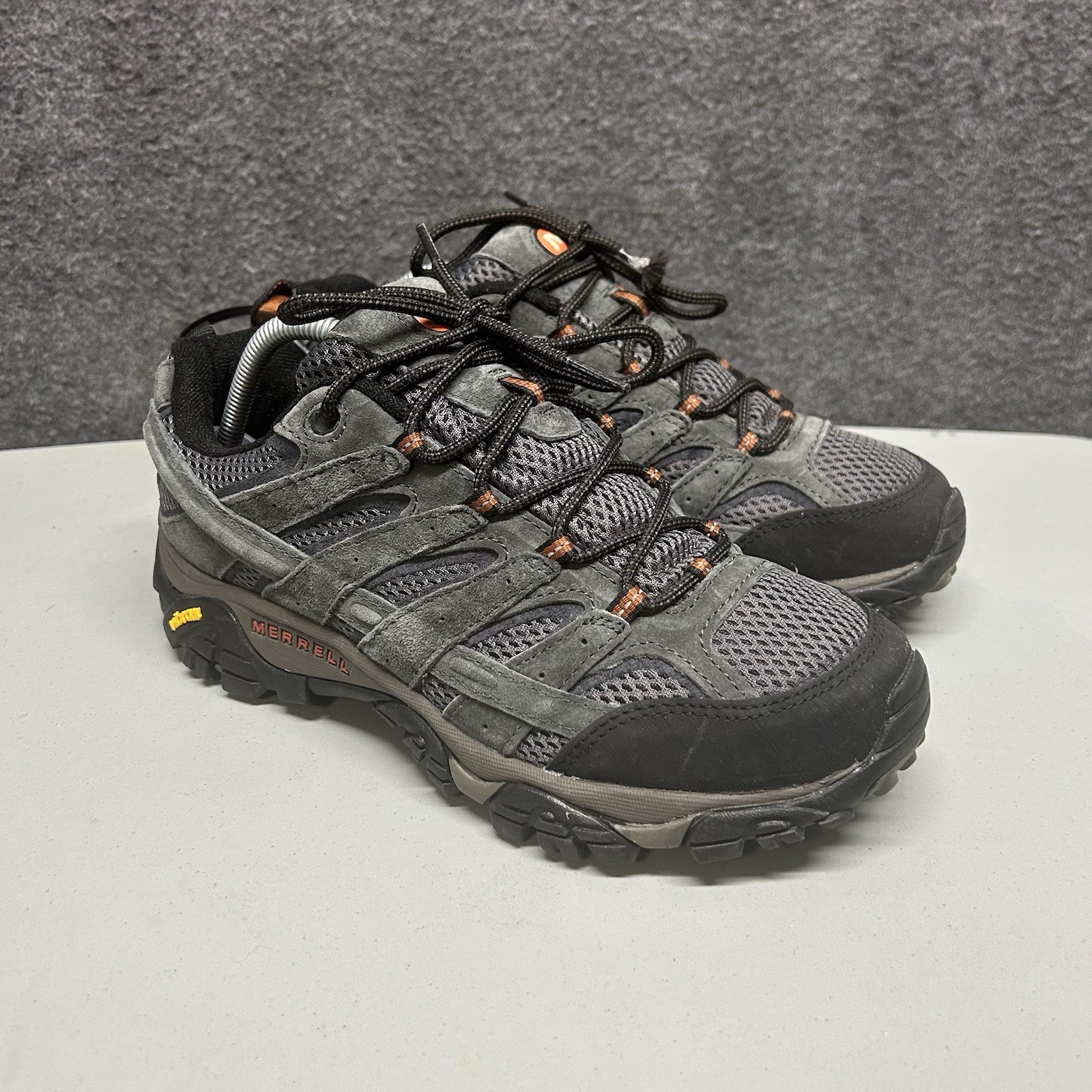 Merrell Moab 2 Vent Hiking Shoes Men’s 8 Black Gray Sneakers