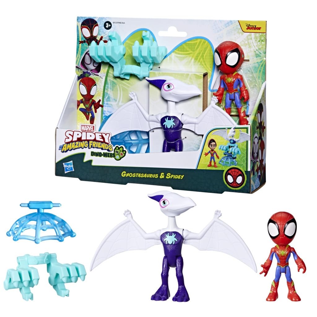 SPIDEY AND HIS AMAZING FRIENDS Hasbro Marvel LG DINO ACSRY SPIDEY Ghostsaurus Sp 6090₽