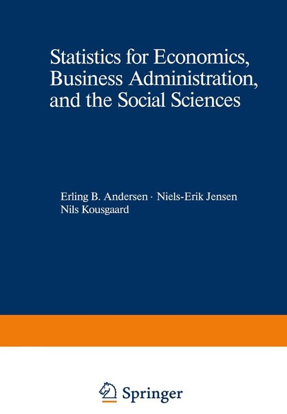 Statistics For Economics, Business Administration, And The Social Sciences Erlin-image