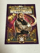 Solo Sikoa Las Vegas Exclusive Topps Card 009/249 Wrestlemania 2026