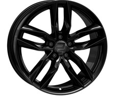 2drv WH40 Alufelge – 7,5x18 – 5x112 – ET40 – Schwarz Glänzend – 1x