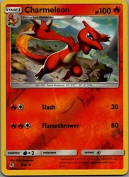 Charmeleon 8/68 Hidden Fates Reverse Holo Uncommon Pokemon Card