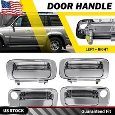 4x Front Rear Left Right Exterior Door Handle For Toyota Land Cruiser 80 Series