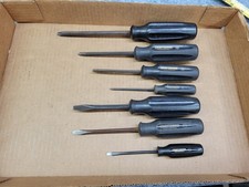 Craftsman Professional Usa  7-piece Black Handle Screwdriver Set Lot