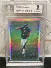 1999 Topps Chrome Refractor Rookie Card Donovan McNabb BGS 8. rookie card picture