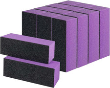 Nail Buffer Professional Manicure Tools, 100/180 Grit 3 Sides Pedicure Files