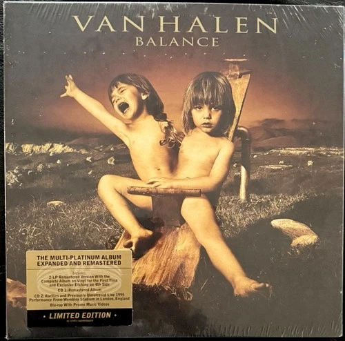 Van Halen Balance SEALED - Limited Edition, Remastered - 2xLP 2xCD 1xBlu-Ray