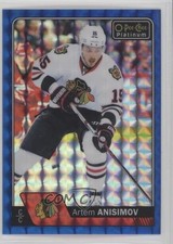 2016-17 O-Pee-Chee Platinum Royal Blue Cubes 62/99 Artem Anisimov #86 2ti