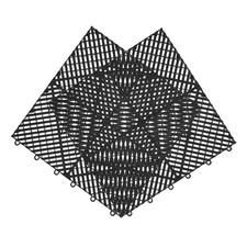 2 Pcs Tapis De Douche Mattes Plancher Imbriqués Drainage Extérieur